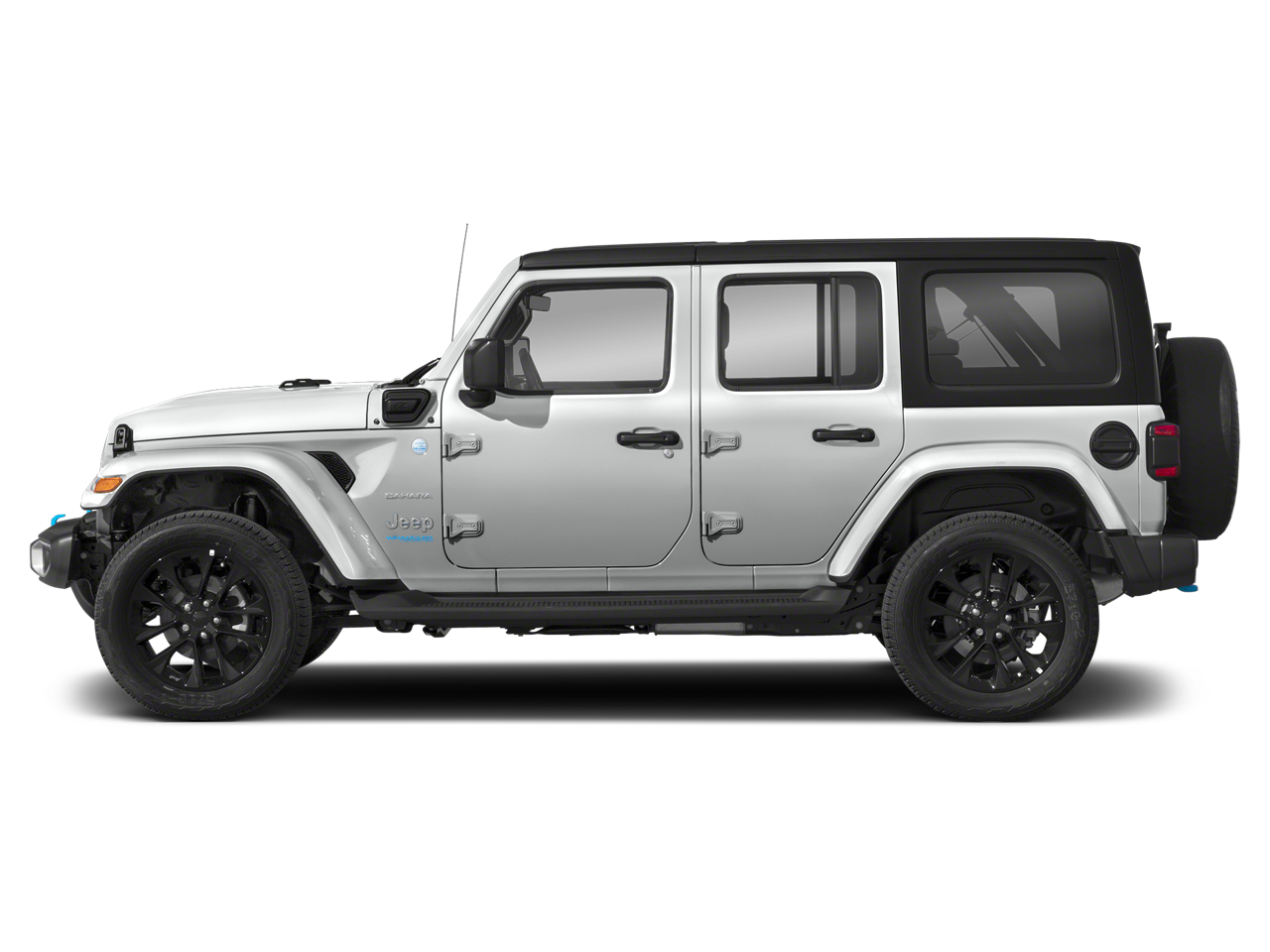 2023 Jeep Wrangler Sahara 4xe Black 3–Piece Hard Top