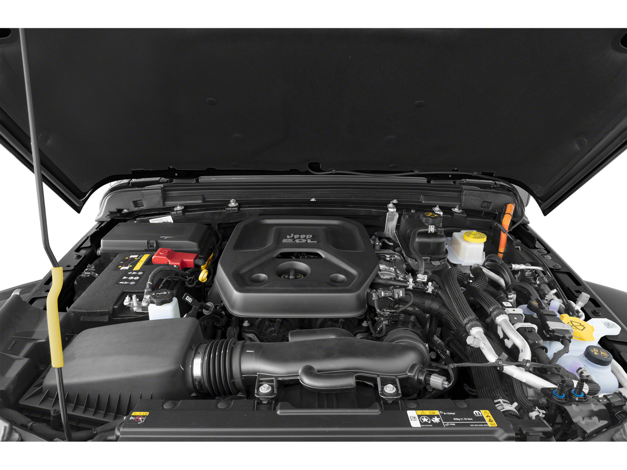 2023 Jeep Wrangler Sahara 4xe Black 3–Piece Hard Top