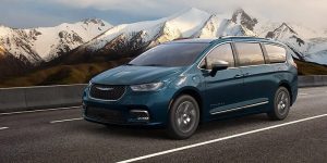 Blue 2021 Chrysler Pacifica Hybrid Marlow Heights MD