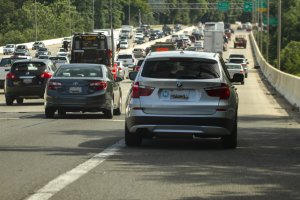 Cars Driving on Maryland Highway