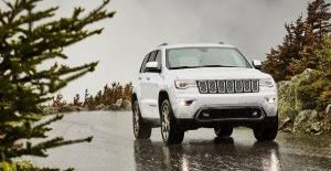 Jeep Grand Cherokee Driving in Rain