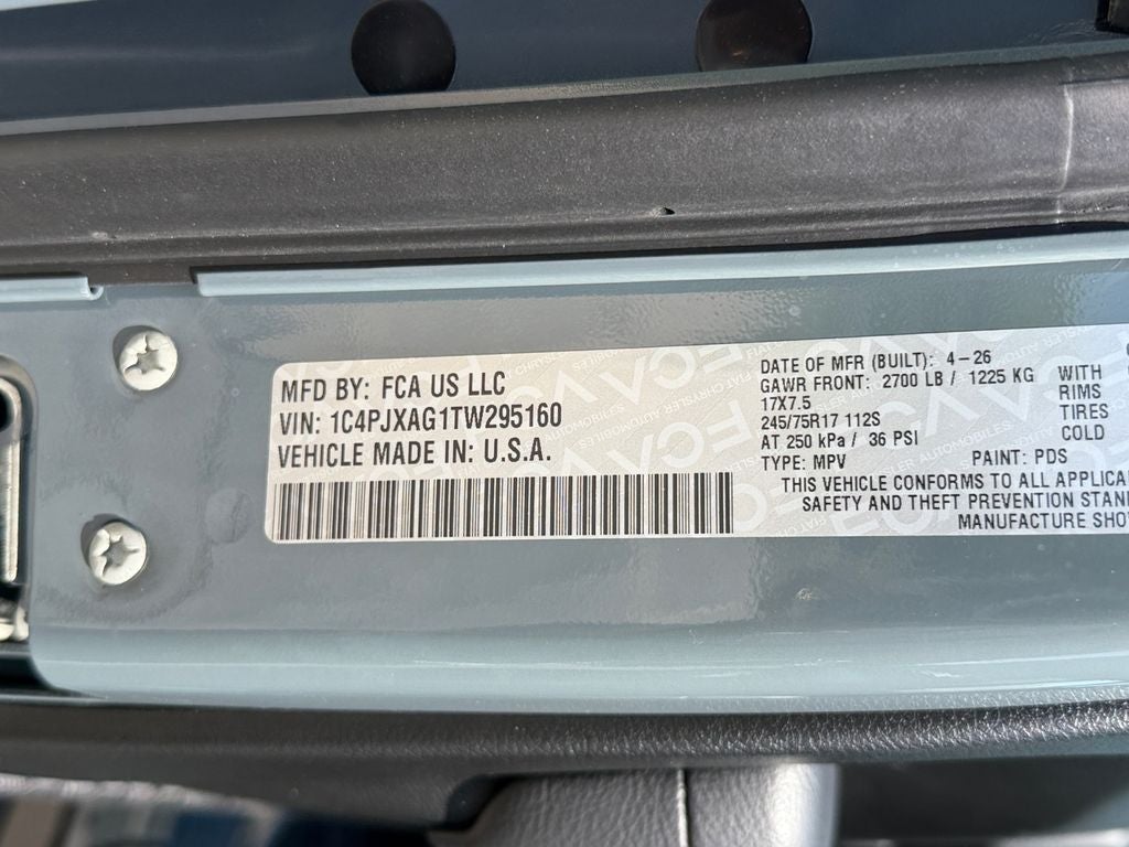 2026 Jeep Wrangler Sport