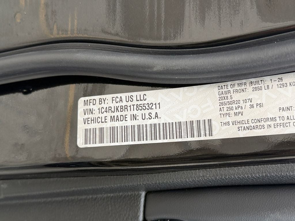 2026 Jeep Grand Cherokee L Limited Altitude