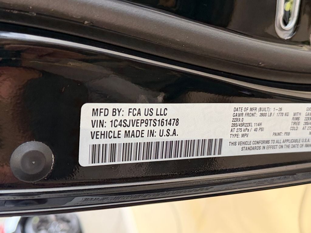 2026 Jeep Grand Wagoneer Summit Obsidian