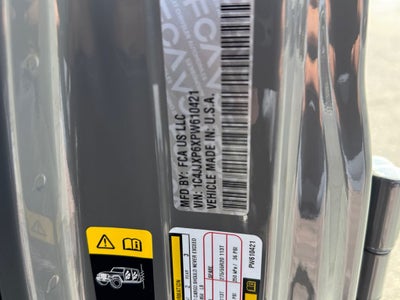 2023 Jeep Wrangler Sahara 4xe Nappa Leather Seats