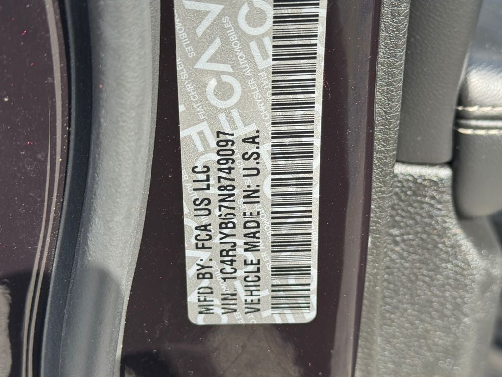 2022 Jeep Grand Cherokee 4xe Dual–Pane Panoramic Sunroof