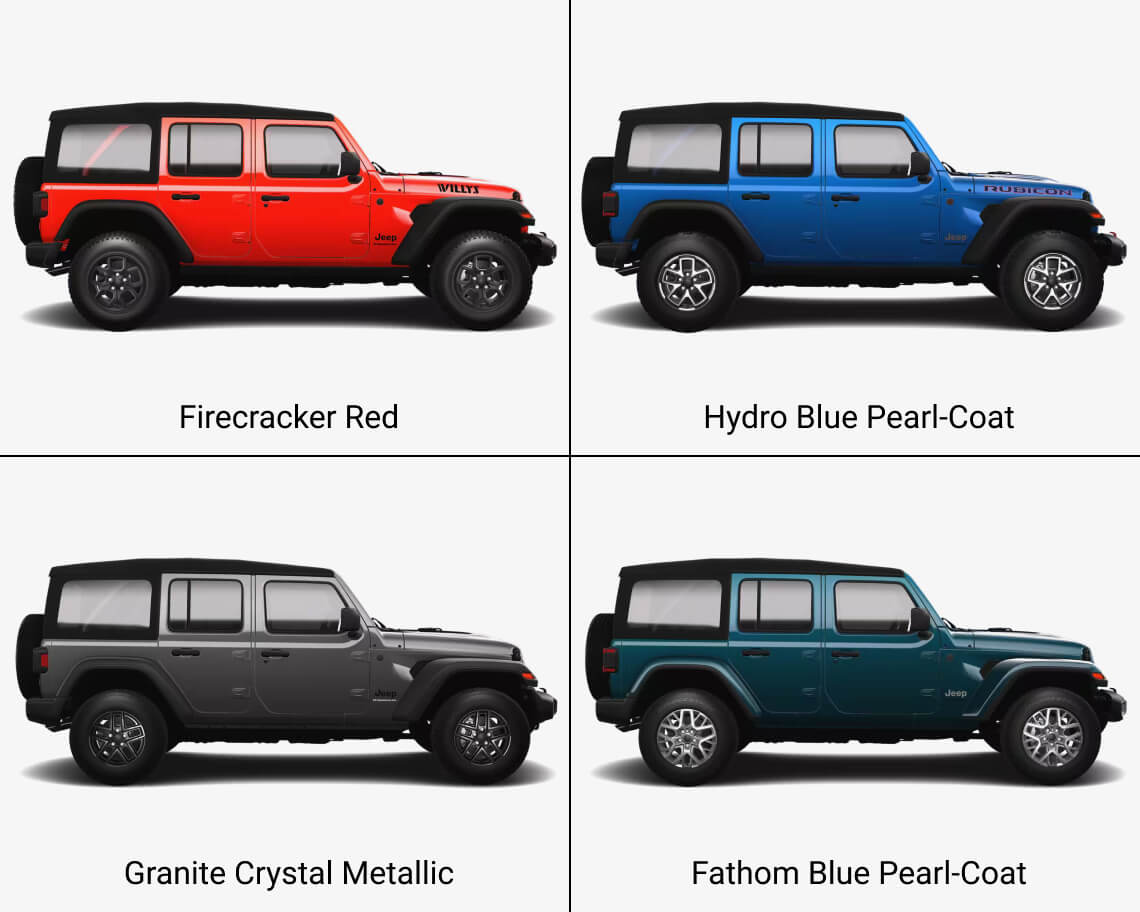 2025 Jeep Wrangler Colors