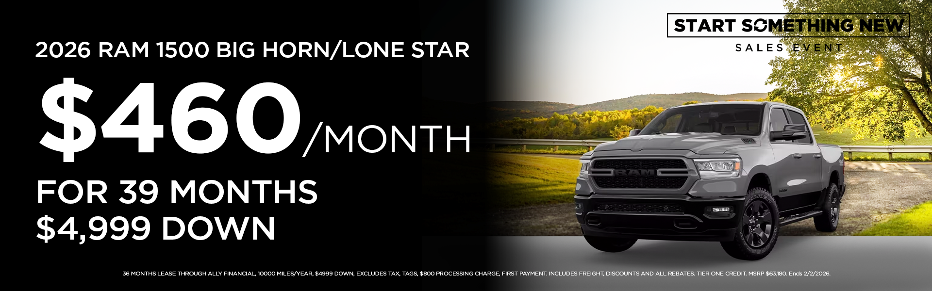 New 2026 RAM Big Horn/Lone Star