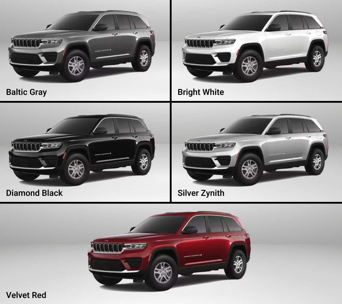 2025 Jeep Grand Cherokee Colors