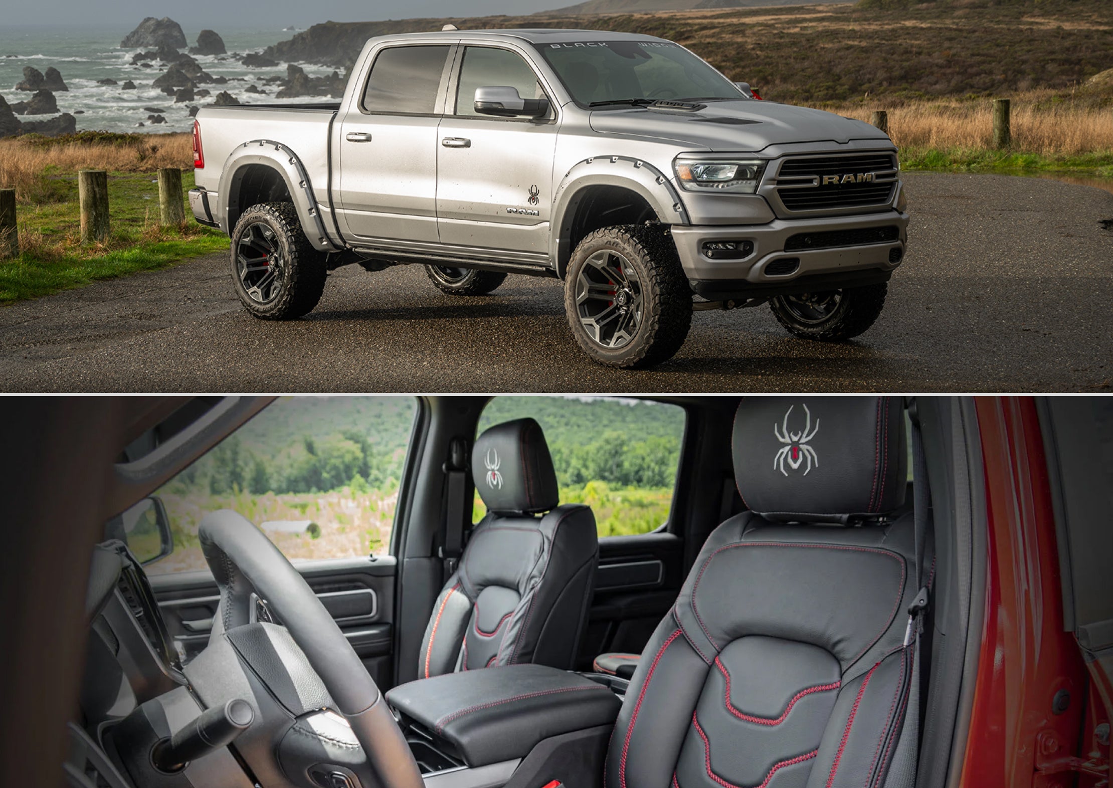 Dynamic Black Widow Ram 1500 Style