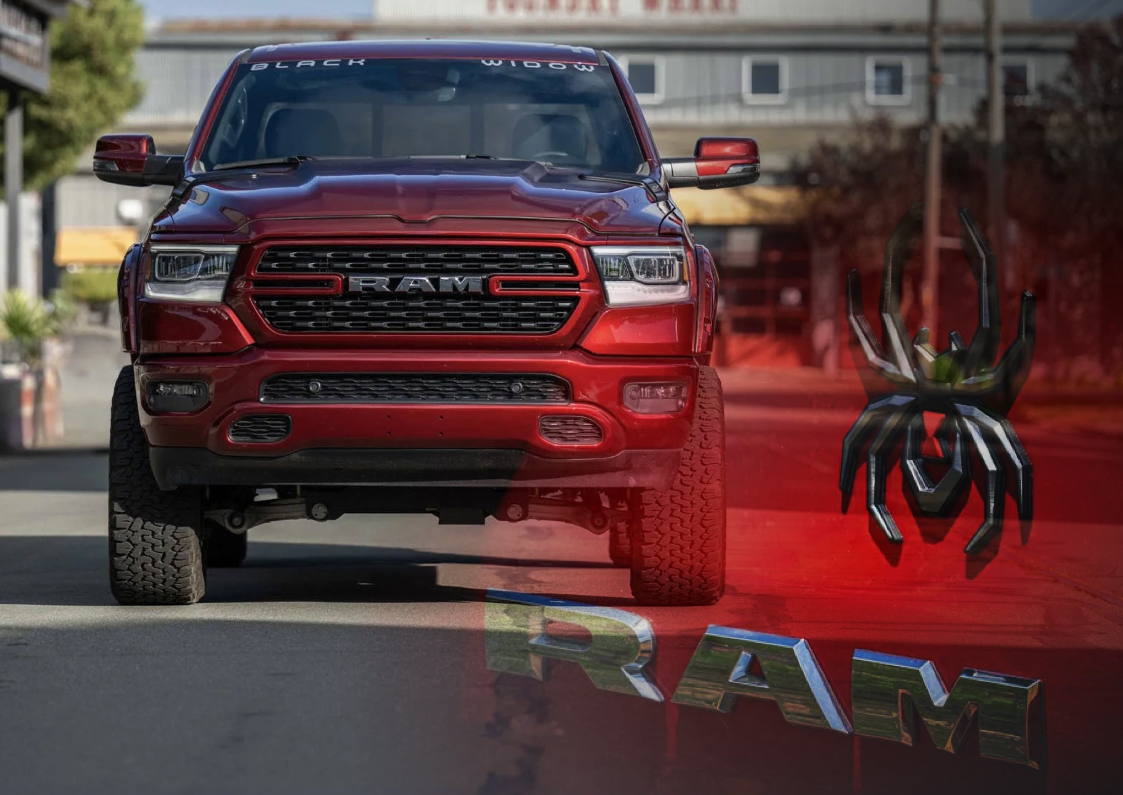 Dynamic Black Widow Ram 1500 Style